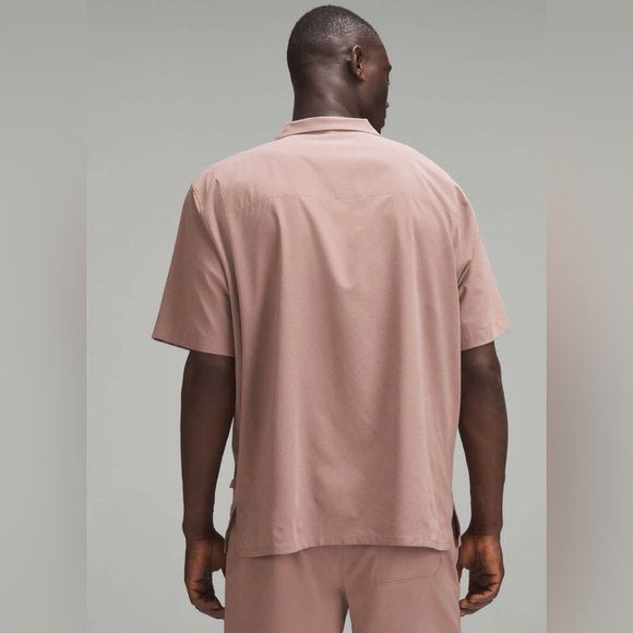 LULULEMON ATHLETA Airing Easy Camp Collar Shirt Twilight Rose - Picture 6 of 7